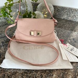 Chloe’ Kiss Hobo Leather Handbag/Crossbody